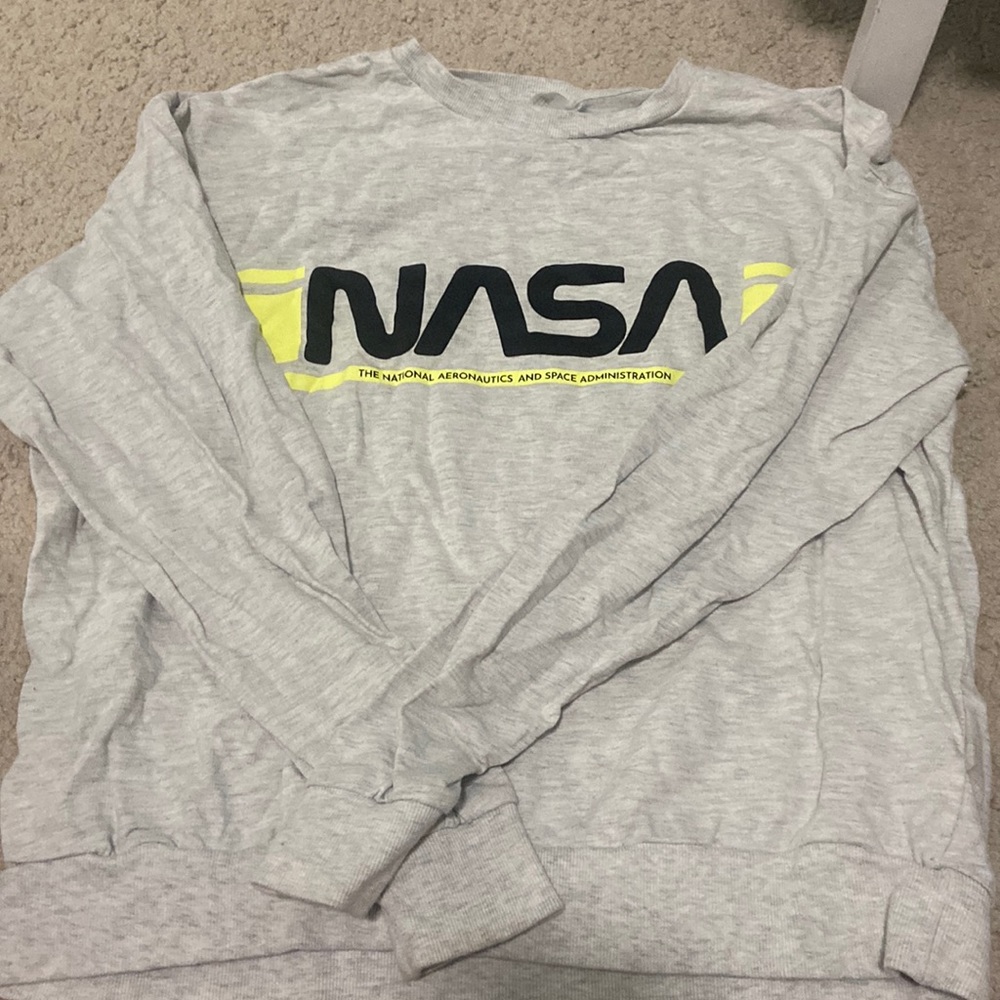Divided Large Gray NASA Sweatshirt